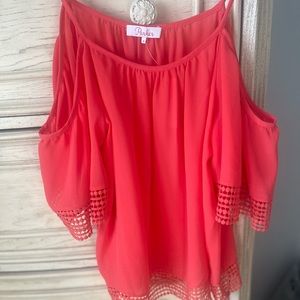 Beautiful NWT Parker blouse size M coral